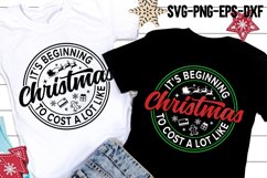 Christmas Shopping SVG, Funny Christmas Quote T-Shirt, PNG Product Image 1