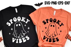 Spooky Vibes SVG, Halloween Season, Retro Halloween Shirt Product Image 2