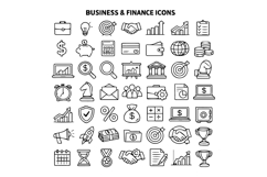 Black and White Technology Outline Icon Collection Design Product Image 1