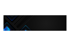 Black background with blue gradient glitter geometric shape Product Image 1