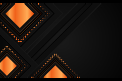 Black background with orange gradient glitter geometric shap Product Image 2