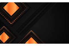Black background with orange gradient glitter geometric shap Product Image 1