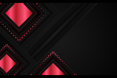 Black background with red gradient glitter geometric shape d Product Image 2
