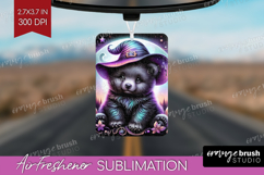Black Bear Halloween Air Freshener PNG Cute Animal PNG Product Image 1
