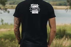 White Bella Canvas 3001 Mockup, Bella Canvas 3001 Tshirt Product Image 1