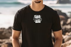 White Bella Canvas 3001 Mockup, Bella Canvas 3001 Tshirt Product Image 1