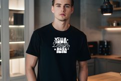 White Bella Canvas 3001 Mockup, Bella Canvas 3001 Tshirt Product Image 1