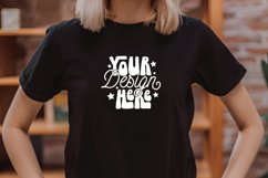 Black Bella Canvas 3001 Mockup , Mockup Product Image 1