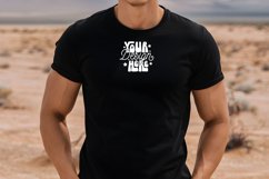 White Bella Canvas 3001 Mockup, Bella Canvas 3001 Tshirt Product Image 1