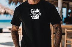 White Bella Canvas 3001 Mockup, Bella Canvas 3001 Tshirt Product Image 1