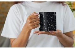 Black Bokeh Pattern Mug sublimation design Product Image 2