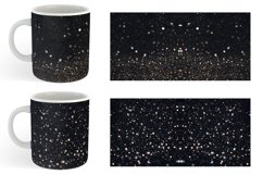 Black Bokeh Pattern Mug sublimation design Product Image 4