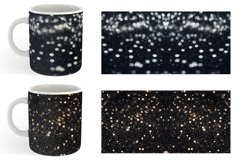 Black Bokeh Pattern Mug sublimation design Product Image 5