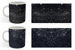 Black Bokeh Pattern Mug sublimation design Product Image 6