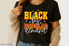 Black by Popular Demand Design Modern Typography Printable Product Image 2