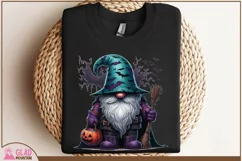 Halloween Gnome with trick or treat pumpkin png, Gnome png Product Image 7