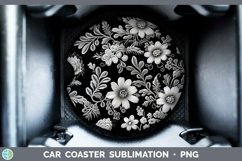 GorgeousBlack Car Coaster design.