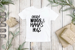 Chicken Nugs &amp; Mama&#039;s Hugs Svg, Funny Baby Svg Product Image 1