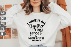 I have it all together, I just forgot where I put it Svg Product Image 1