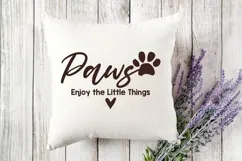 Enjoy the Little Things Svg, Dog Bandana Svg Product Image 4