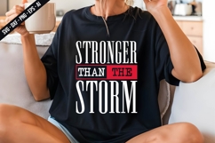 Stronger Than The Storm Svg Design Product Image 3