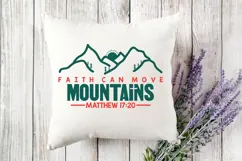 Faith Can Move Mountains Svg, Christian Svg, Jesus Svg Product Image 3