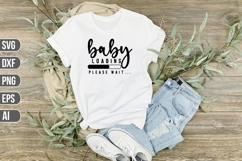 Baby Loading Svg, Pregnancy Svg Product Image 1