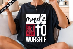 Made To Worship Svg Design Product Image 3