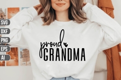 proud grandma Svg, Family Svg Product Image 1