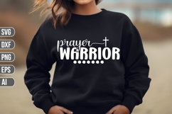 Prayer Warrior Svg, Religious Svg, God Svg Product Image 1