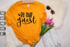 Be Our Guest Svg, Wedding Svg Product Image 1