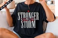 Stronger Than The Storm Svg Design Product Image 3