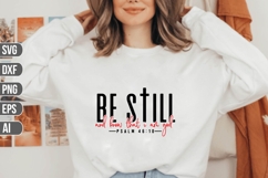 Be Still and Know That I Am God Svg, Religious Svg, God Svg Product Image 1