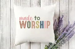 Made to worship Svg, Christian Svg, Jesus Svg Product Image 3
