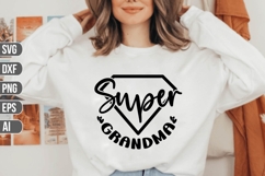 Super Grandma Svg, Family Svg Product Image 1