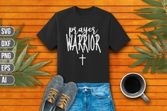 Prayer warrior Svg, Christian Svg, Jesus Svg. Product Image 1