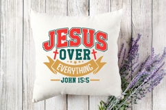 Jesus Over Everything Svg, Christian Svg, Jesus Svg Product Image 2