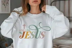 Love Like Jesus Svg, God Svg, Religious Svg Product Image 1