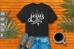 Jesus Is King Svg, Christian Svg, Jesus Svg. Product Image 1