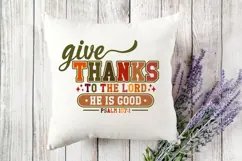 give thanks to the lord for he is good Svg, Fall Svg, Autumn Product Image 4