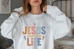 Jesus Saved my life Svg, God Svg, Religious Svg Product Image 4