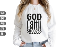 God Faith Success Svg, God Svg, Bible Svg Product Image 1
