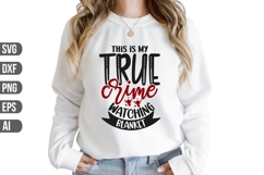 This is My True Crime Watching Blanket Svg, True Crime Svg Product Image 1