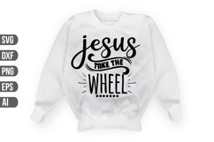 Jesus Take the Wheel Svg, Christian Svg, Jesus Svg. Product Image 1