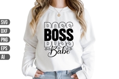 Boss Babe Svg, Motivational Svg Product Image 1
