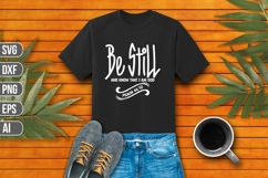 Be Still and Know That I Am God Svg, Christian Svg. Product Image 1