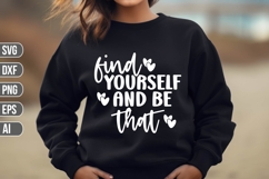 find yourself and be that Svg, Christian Svg Product Image 1