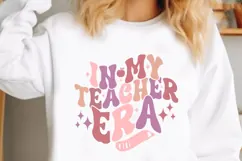 In My Teacher Era Svg, Retro Teacher Svg Product Image 1