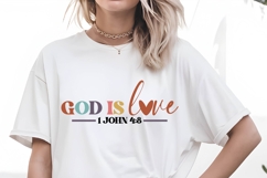 God Is Love Svg Design Product Image 1
