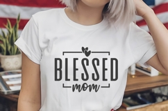 Blessed Mom Svg, Mom Quotes Svg Product Image 2